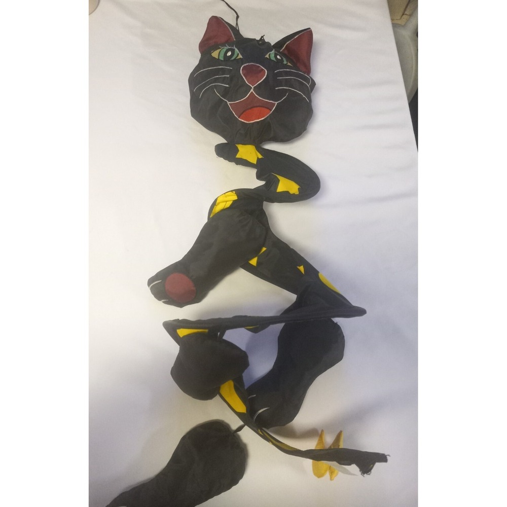 Vintage 1998 Halloween Four Star International Trading Co Cat Hanging Decor RARE